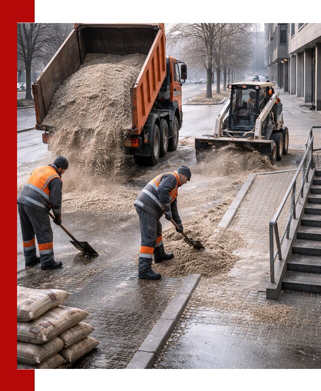 Поставка противогололедных материалов в Биробиджане