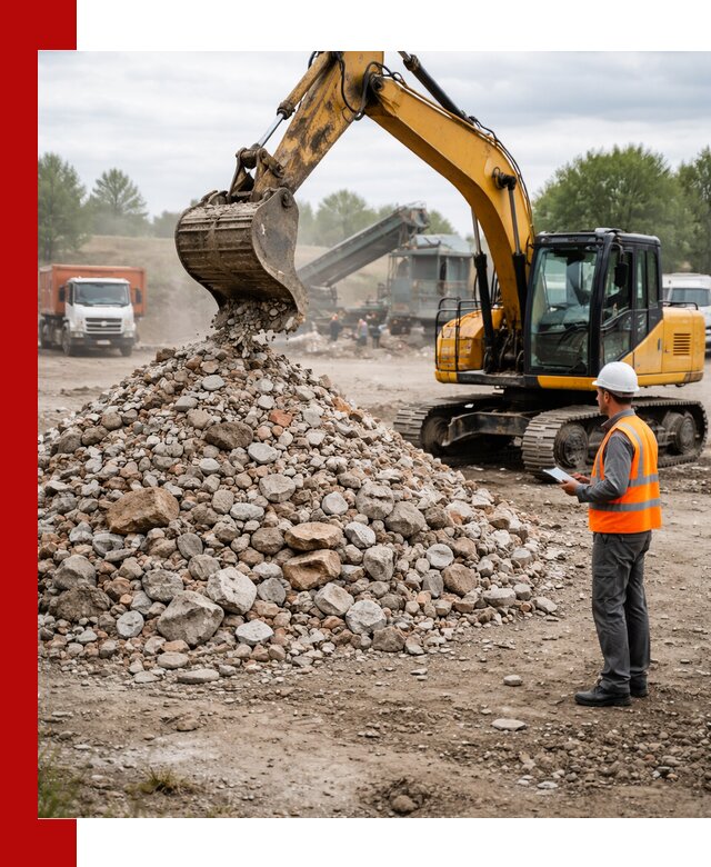 Доставка и вывоз строительного боя в Биробиджане