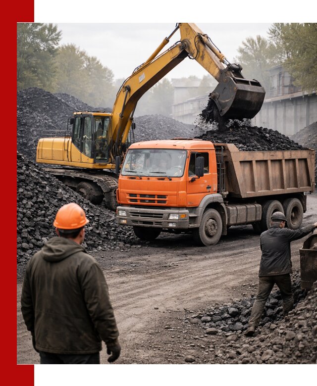 Доставка угля автотранспортом в Биробиджане быстро и выгодно