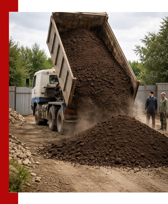 Доставка самосвалом 10 кубов в Биробиджане быстро и надёжно