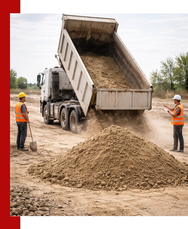 Доставка самосвалом 15 кубов в Биробиджане за город и по городу