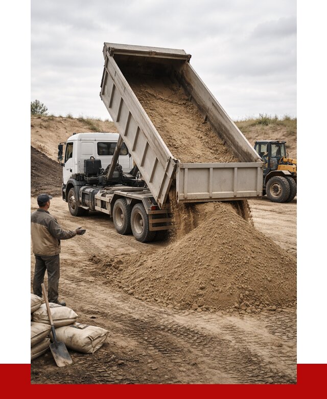 Доставка самосвалом 20 кубов в Биробиджане от 7604 р. | ПРОНЕРУДБрб