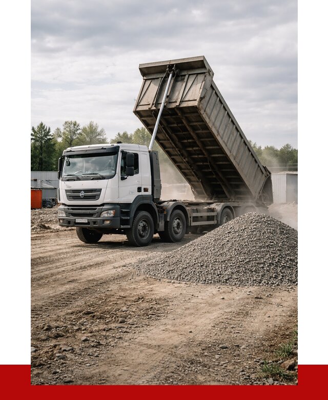 Доставка самосвалом 40 кубов в Биробиджане от 9124 р. | ПРОНЕРУДБрб