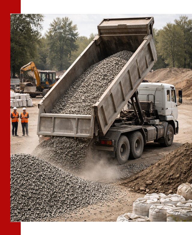 Аренда самосвала в Биробиджане для доставки сыпучих и нерудных материалов