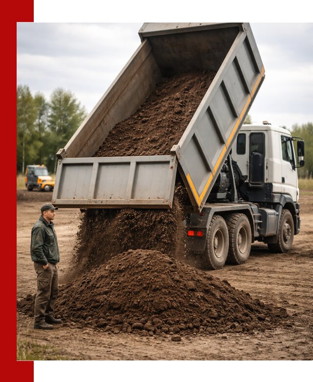 Аренда самосвала с водителем в Биробиджане для сыпучих грузов и навоза