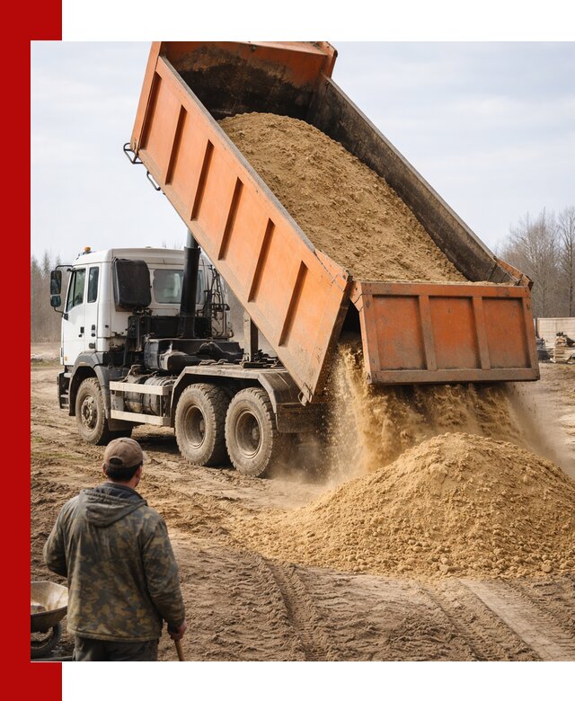 Аренда самосвала 20 тонн для перевозки грузов в Биробиджане