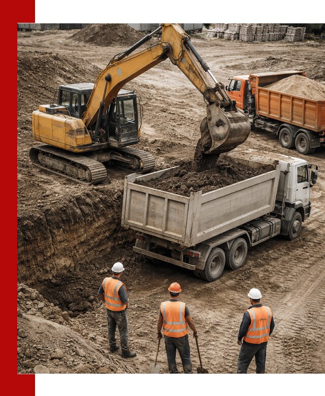 Разработка грунта для строительства и благоустройства в Биробиджане