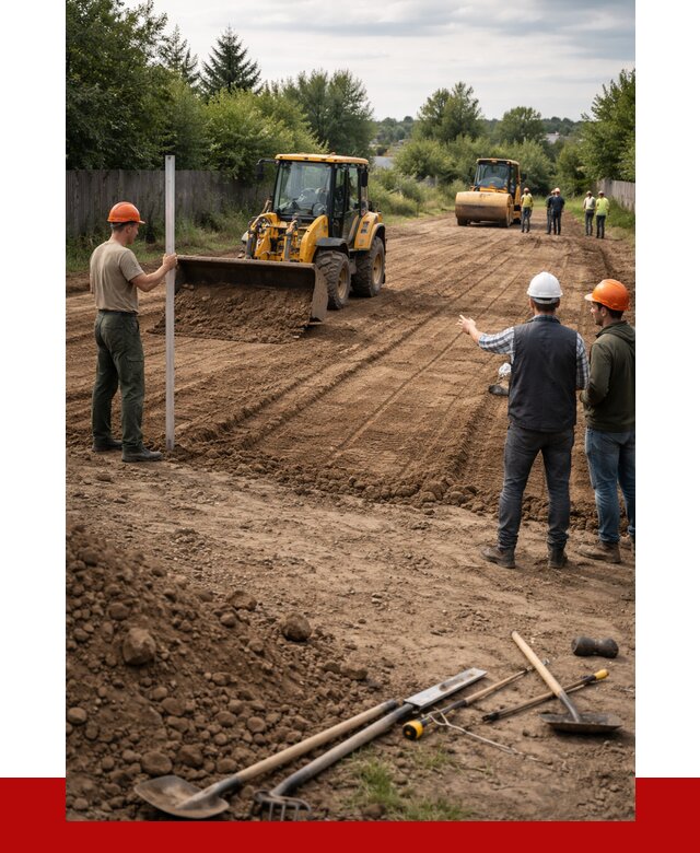 Планировка участка грунтом в Биробиджане от 4562 р ПРОНЕРУДБрб